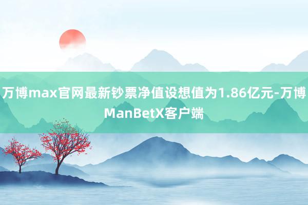 万博max官网最新钞票净值设想值为1.86亿元-万博ManBetX客户端